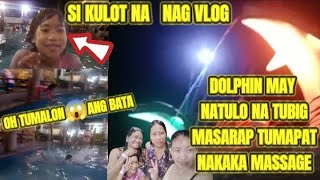 PART 2 NIGHT SWIMMING NG FAMILIA/SI KULOT NA NAG VLOG/DOLPHIN MAY NATULONG TUBIG AT NAKAKA MASSAGE