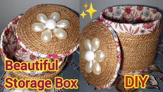 How to Make Storage Box with Cardboard | Easy DIY Storage Box Made with Cardboard #diy #art