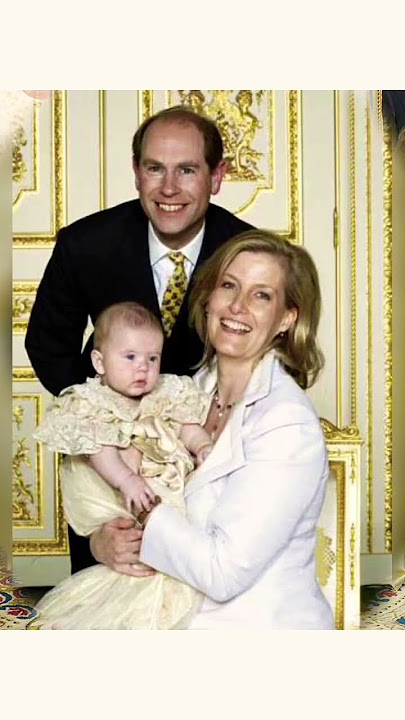 Prince Edward and Princess Sophie Rhys-jones with children #royalfamily #queenelizabeth #shortvideo
