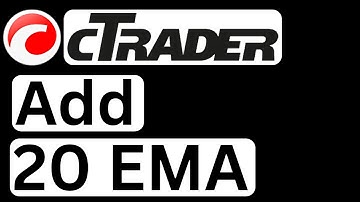 How to Add 20 EMA in cTrader - Easy to Follow