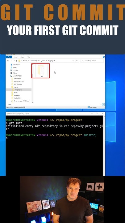 A Git Commit Example || How to do Your first Git commit || #Git #GitHub ...