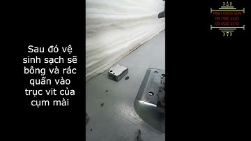 Sửa máy cắt vải không hạ cụm mài dao