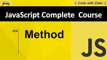 Method in JavaScript #28 Js Tutorial in Pashto