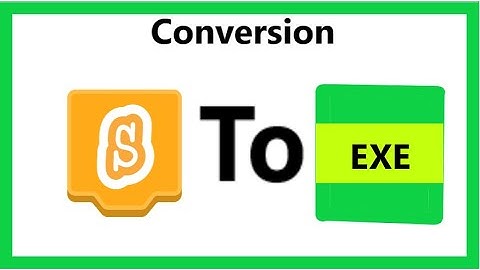How to convert sb3 file into exe