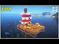 ► Minecraft Small Survival Pirate Raft Tutorial! (EASY)