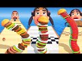 Burger Master: Cooking Games - Gameplay Walkthrough Burger Stack Run Master (iOS, Android)