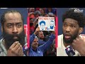 Joel Embiid and James Harden react to Sixers' 121-106 win over Bulls | NBC Sports Philadelphia