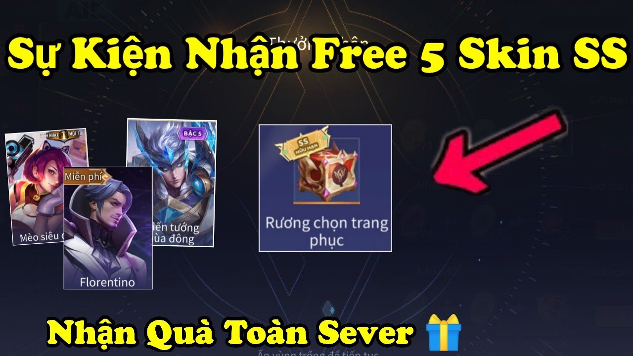 Liên Quân | Cách Nhận 5 Skin SS Miễn Phí Toàn Sever Cực Xịn – Sự Kiện MCTN Tháng 10