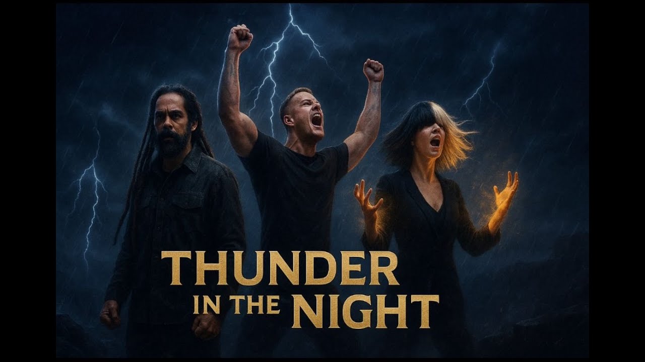 Sia x Damian Marley x Imagine dragons - Thunder in the Night | Official Lyric Video 2025