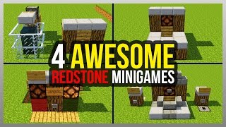 ✔️ 4 AWESOME Minecraft Redstone Minigames! (Tutorials Included) screenshot 1