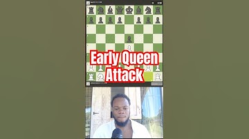 Early Queen Attack #chesscom #chesstips #chesstricks #chessgame #chess