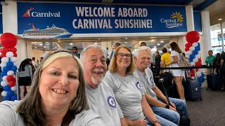 Carnival SUNSHINE Cruise | Embarkation DAY | Part 1