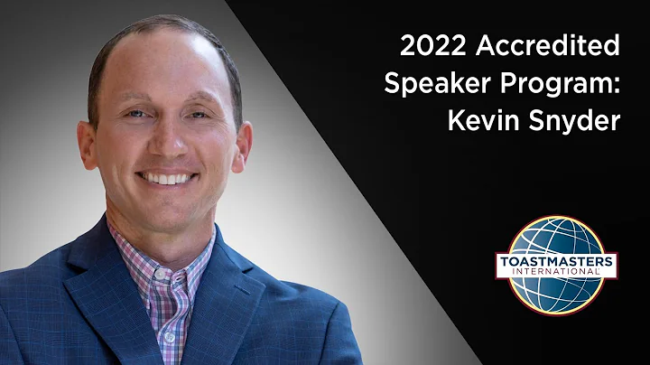 2022 Accredited Speaker Program: Kevin Snyder