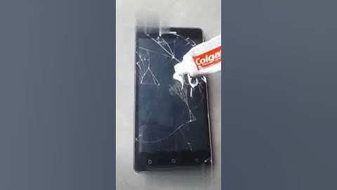 कोलगेट से टूटी स्क्रीन जोड़े | Android mobile break screen made by colgate | real magic | mobile