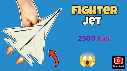 How to Make a Paper Fighter Jet | Paper Plane 🤩 #shorts