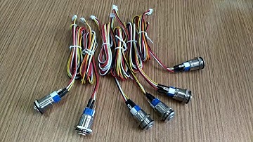 LED buttons&wires for WINHI Push Button media player MPC1005-6