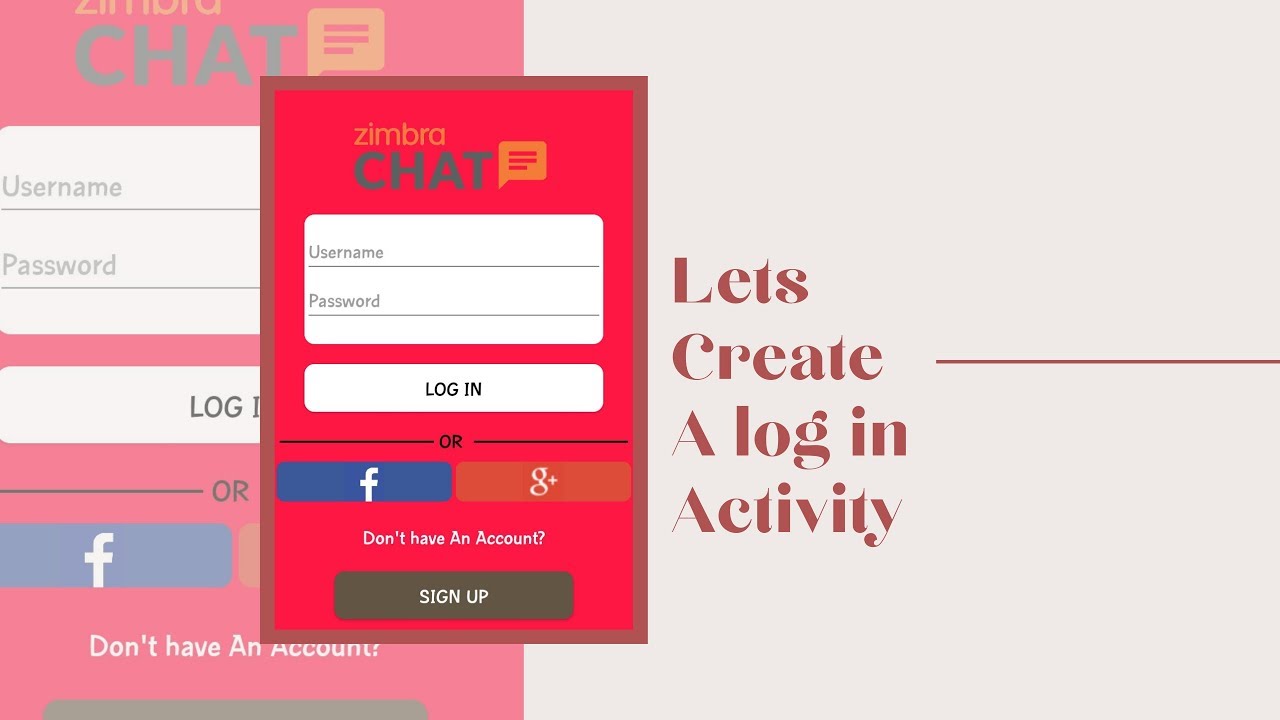 Android Studio | How to Create a Simple Login Activity | Part 2 - YouTube