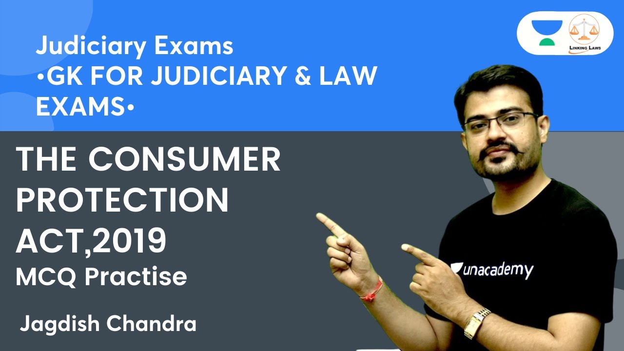 The Consumer Protection Act,2019 | MCQ Practise | Gk for Judiciary ...