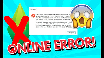 😱 ¡Cómo solucionar ONLINE ERROR! ✅ LOS SIMS 4