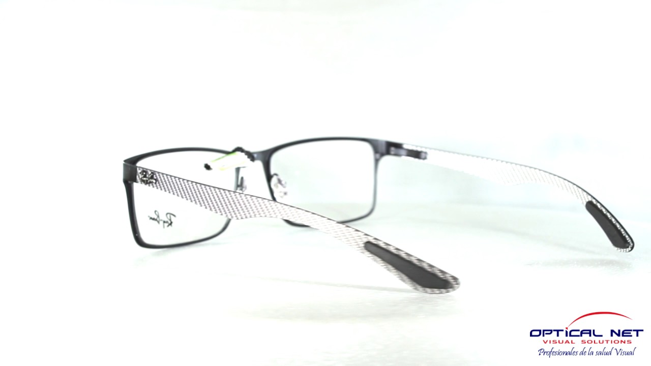 RAY BAN Acero con patillas en fibra de carbono. YouTube