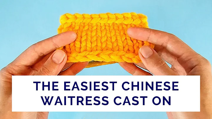 Double Chain (aka Chinese Waitress) Cast On Without Fiddling and Without Slip Knot