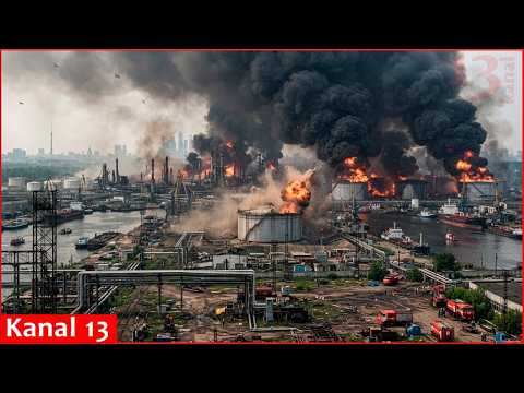 9,000 Ukrainian drones targeted Moscow; strikes on oil, port facilities deep inside Russia