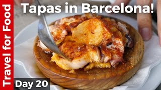 Flying on Lufthansa and First Tapas in Barcelona!