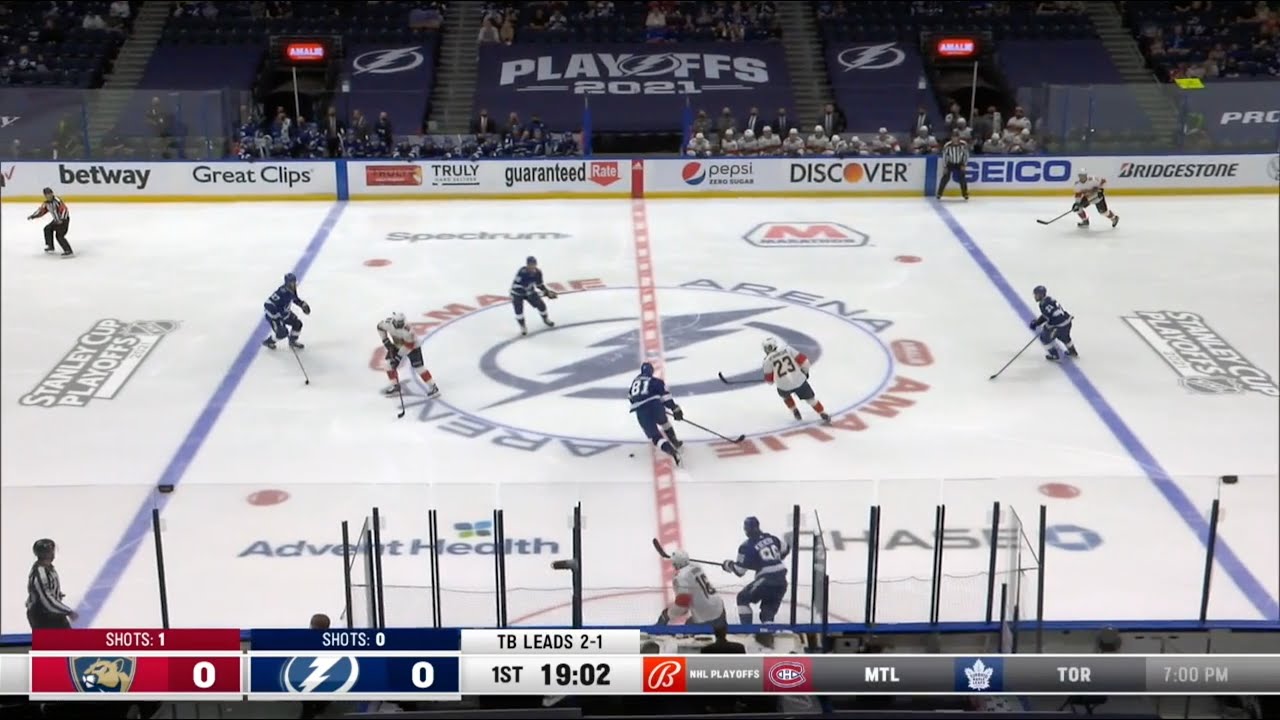 2021 Stanley Cup Playoffs. R1, Gm4. Panthers vs Lightning. May 22, 2021
