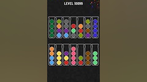 Ball Sort Puzzle Level 10099 / Water Sort Puzzle Level 10099  / all the same
