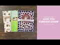 MFT Love You Furever Stamp | 3 Cards 1 Stamp