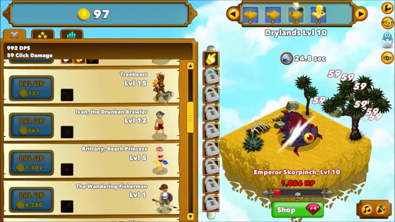 Clicker Heroes 🕹️ Play on CrazyGames