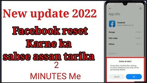 how to reset Facebook setting 2022 || default setting of Facebook || new update 2022 || Enu tech