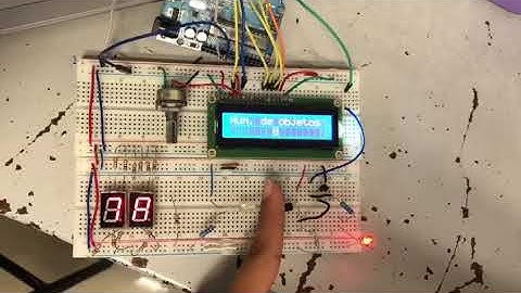 Contador de objetos con Arduino. Aplicación de dispositivos Optoelectronicos.