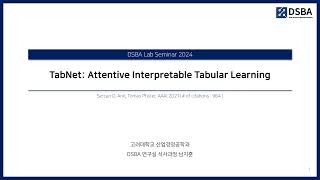 Famous [Paper Review] TabNet: Attentive Interpretable Tabular Learning Wealth