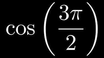 Compute cos(3pi/2) using the unit circle