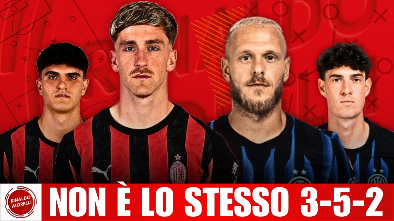Perché il 3-5-2 del Milan NON è quello dell’Inter
