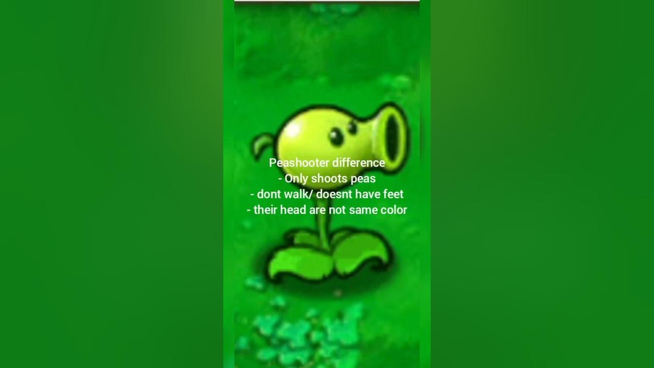 Peashooter (PVZ) and Bellsprout (Pokemon) Differences and similarities YouTube