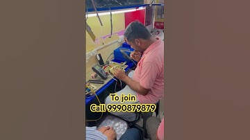 PCB repairing training institute course PCB checking karte hue student practical class join now