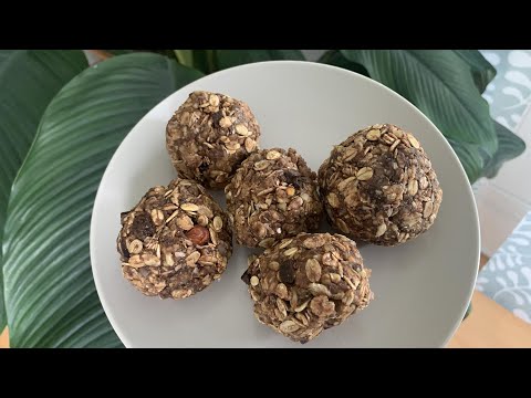 How To Make Protein-Filled Chocolate-Peanut Butter Oat Balls | No-Bake Healthy Snack | Rachael Ray Show