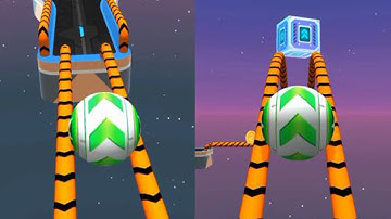 Sky Rolling Ball 3D - SpeedRun Gameplay Level 20 to 22