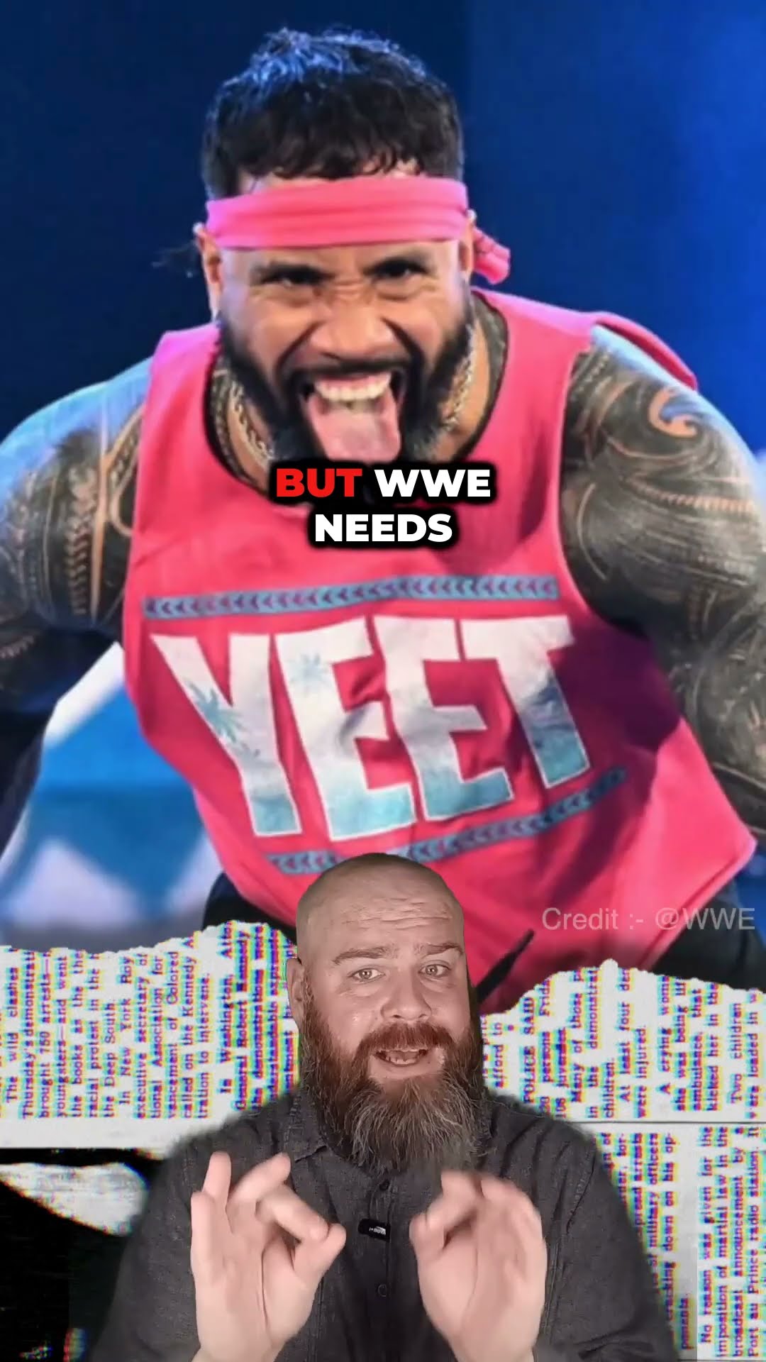 How can WWE help Jey Uso win fan support? #WWE #JeyUso #RoyalRumble #WrestleMania #shorts