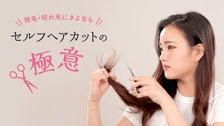 【セルフヘアカット】枝毛・切れ毛の切り方