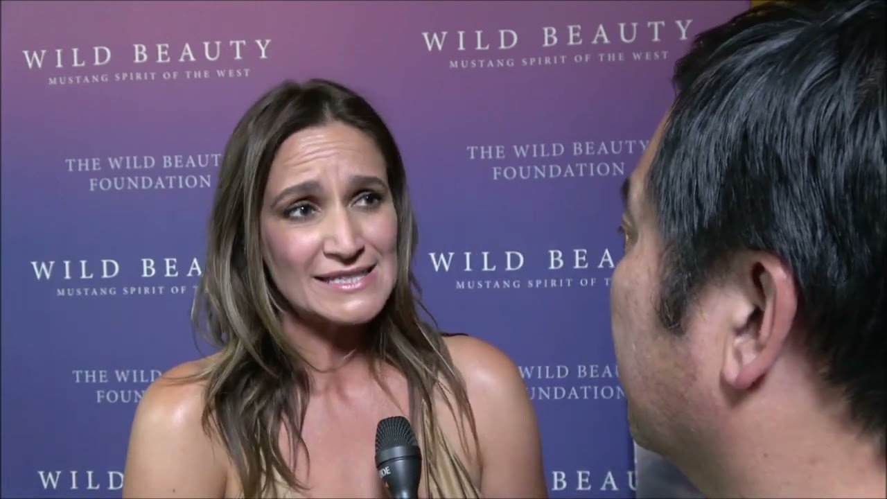 Ashley Avis Carpet Interview at Wild Beauty: Mustang Spirit of the West Premiere