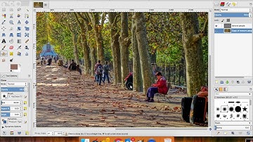 GIMP Remove with Clone tool