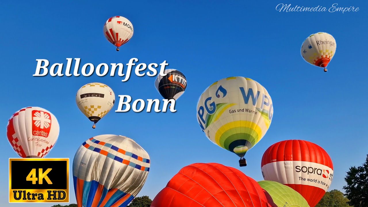 Balloonfest Bonn, Germany Captivating Hot Air Balloons videos , Festivals, and Colorful
