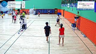 (동부) 박진준/이복경 vs (부명) 강성대/황경자_혼복 45대 C 결승[2019 부천시협회장기 배드민턴대회]