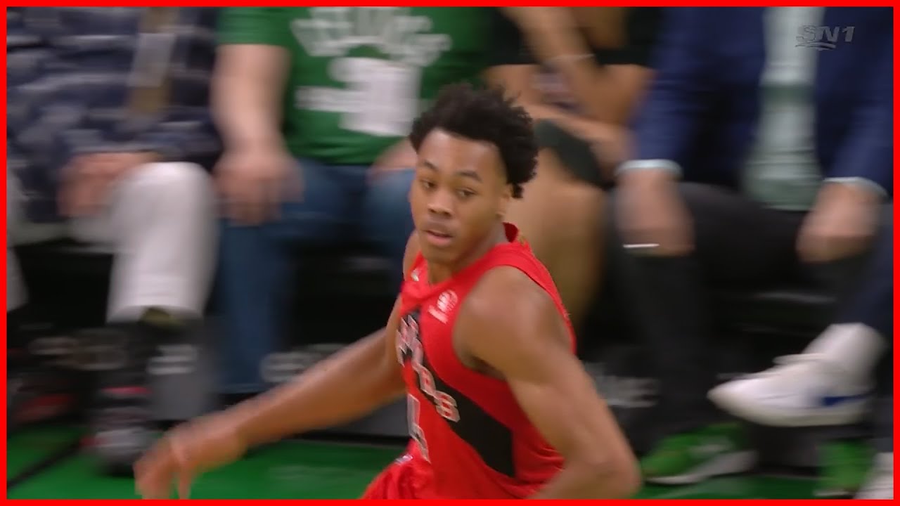 Scottie Barnes Sick Put Back Slam Dunk | Raptors vs Celtics | Oct 22, 2021 | 21-22 Season