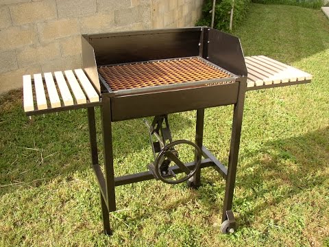 fabrication d&rsquo;un barbecue en métal