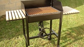 fabrication d&#39;un barbecue en métal