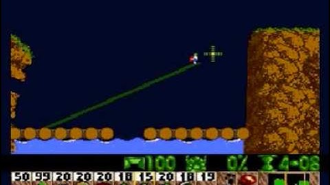 Lemmings Genesis/Mega Drive Walkthrough: Tricky Level 2